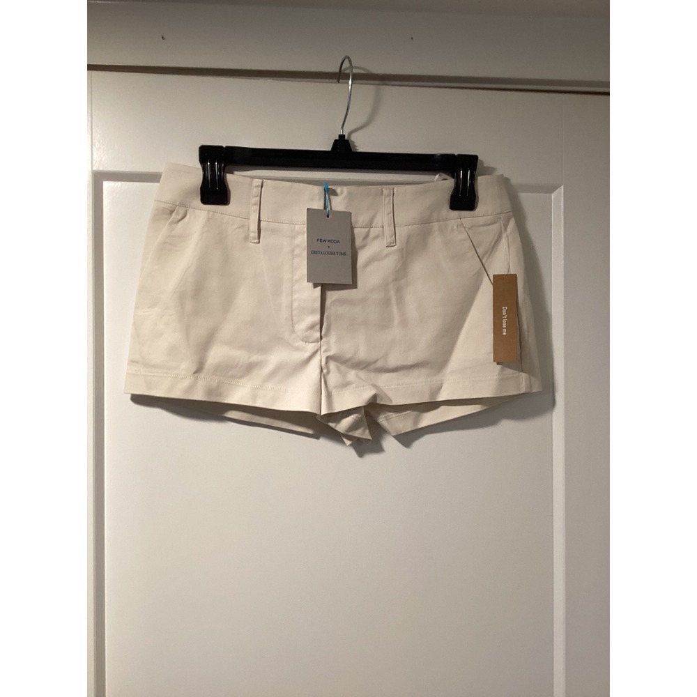 Few Moda x Greta Louise Tomé Khaki Tailored Shorts F26WSHS03480 Size 0 NWT